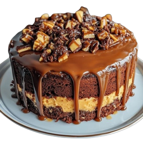 Salted Caramel Crunch cake